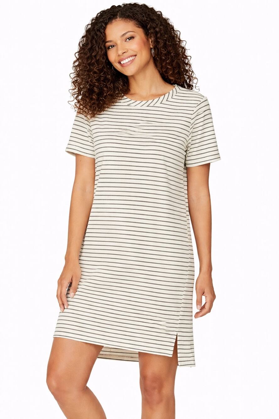 NWT Buffalo David Bitton Stripe Dress L